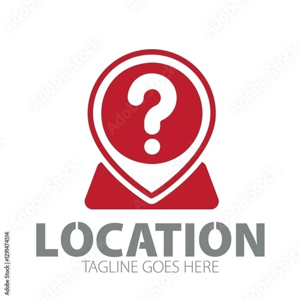 Obraz Locator Logo Template