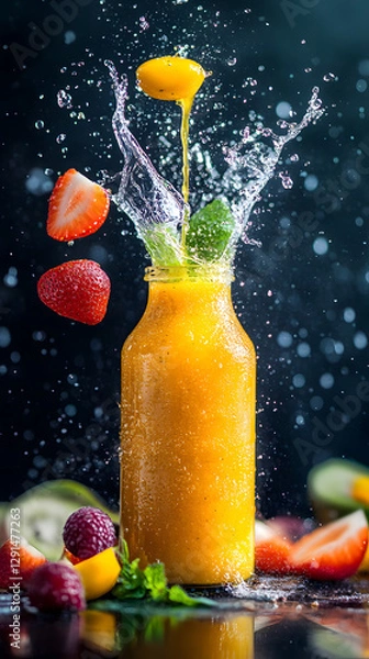 Fototapeta Drinks, generate AI