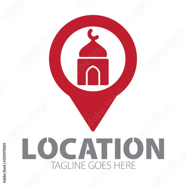 Obraz Locator Logo Template