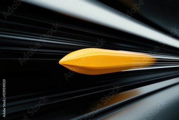 Fototapeta Streamlined design showcases dynamic motion and vibrant color ag