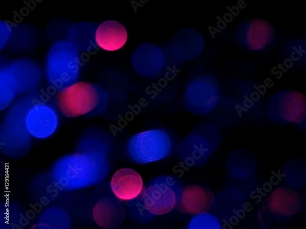 Fototapeta красивый фон из синих и красных бликов на черном  фоне     