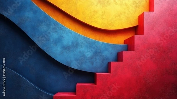 Fototapeta Abstract colorful background, texture.