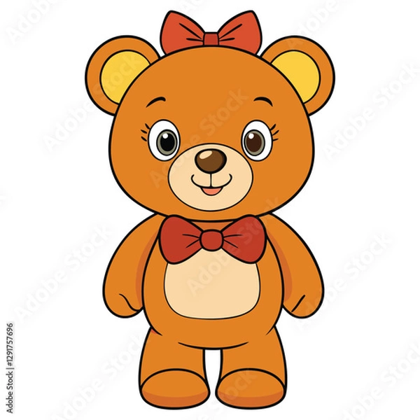 Obraz cute panda vector illustration design