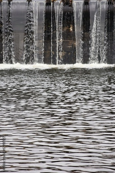 Obraz Weir - sluice on the river