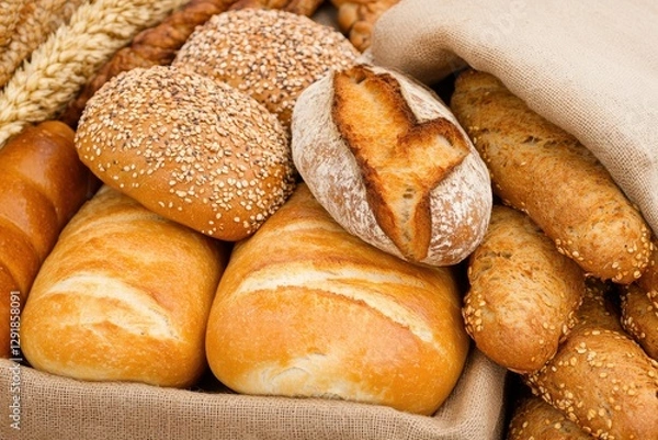 Obraz Freshly Baked Breads