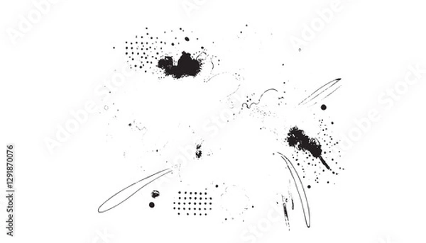 Fototapeta Abstract grunge vector distressed pattern