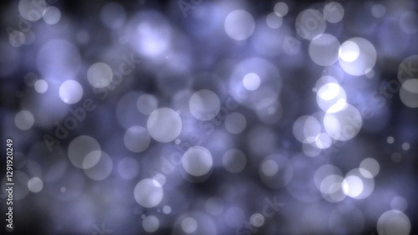 Fototapeta Dark purple  circle with bokeh effect background. Generative AI.