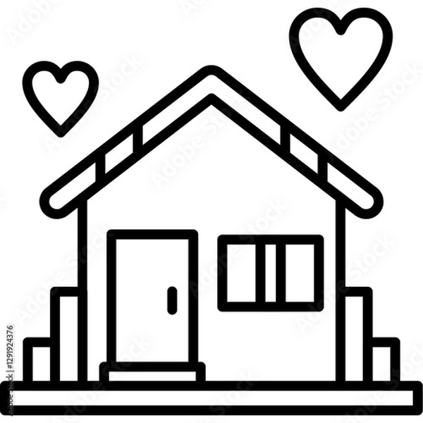 Obraz Comfortable Home Icon