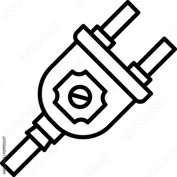 Obraz Electrical Plug Icon