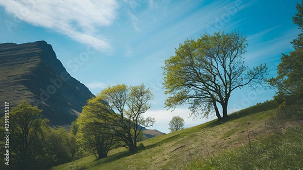 Obraz landscape in the mountains