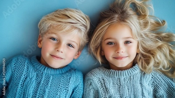 Fototapeta fratello e sorella