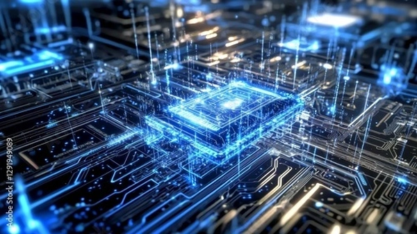 Fototapeta Understanding the structure of contemporary IT is essential for strategic planning.