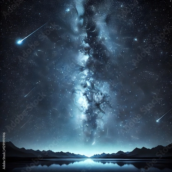Obraz starry night sky