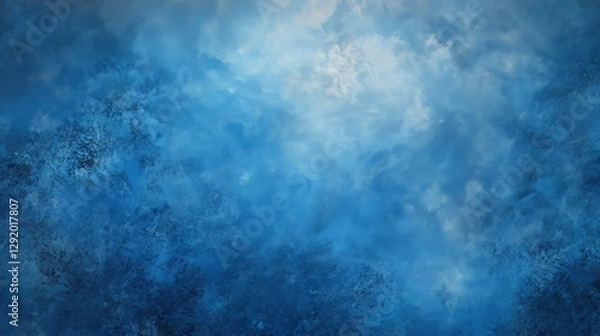 Obraz Create a blue background with a texture for your website, graphic design, or desktop wallpaper.
