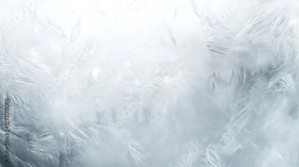 Fototapeta Frosted white glass background with a soft, blurred texture. Creates a subtle, ethereal effect.