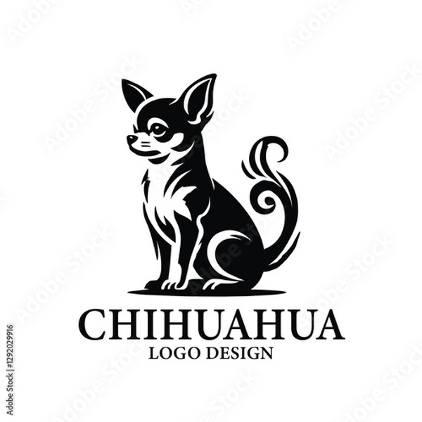 Fototapeta Chihuahua Vector Logo Design