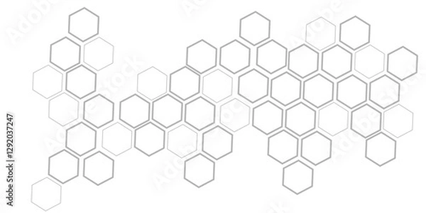 Fototapeta Abstract cube hexagon shape background.Abstract geometric pattern with crosses, stripes, lines. Seamless vector background.Vector banner design. Hexagons pattern.
