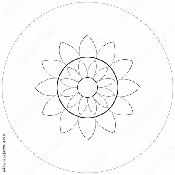 Obraz mandala design vectors