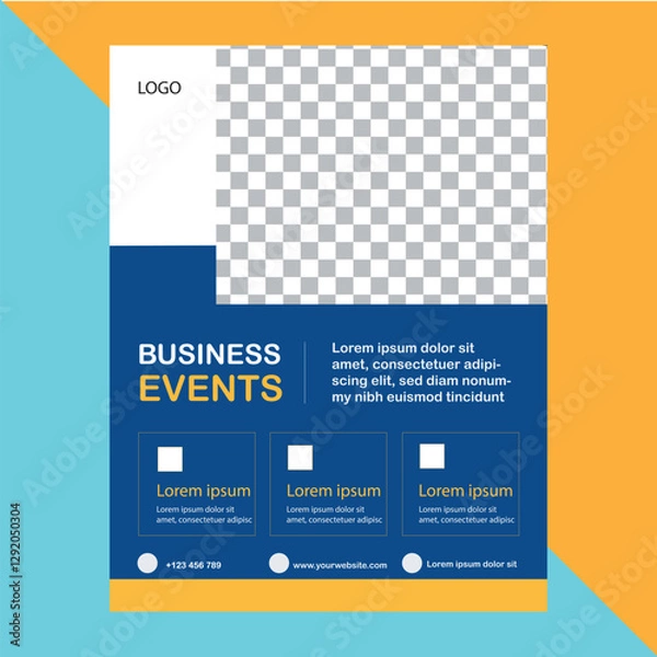 Obraz Creative Business Flyer Design Template