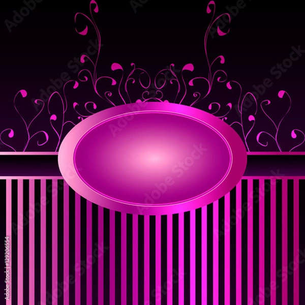 Obraz Vector 3d Pink