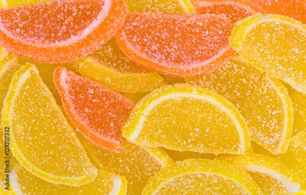 Obraz candied fruit jelly