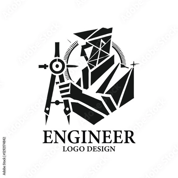 Obraz Engineer Vector Logo Design