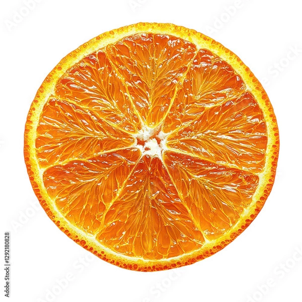 Obraz Bitter Orange isolated on transparent png background