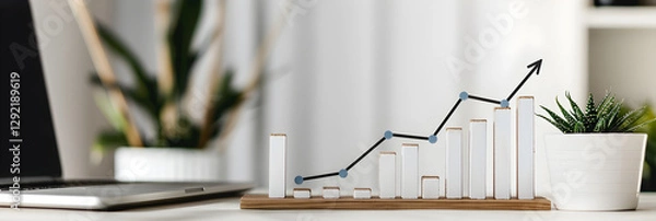 Fototapeta Explaining the RRSP Contribution Limit through a Progressive Bar Chart Graph