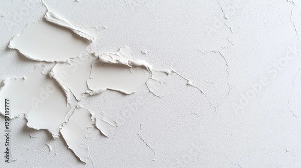 Obraz White plaster texture background, studio shot
