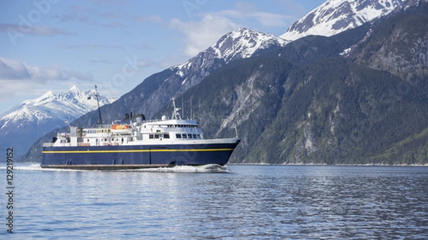 Obraz Prom Alaska latem