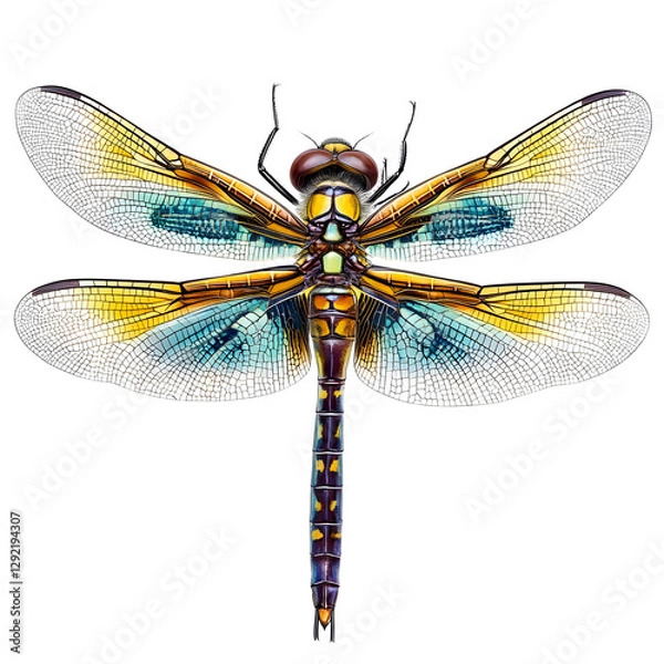 Fototapeta animal04 dargonfly insect bug transparent background cutout