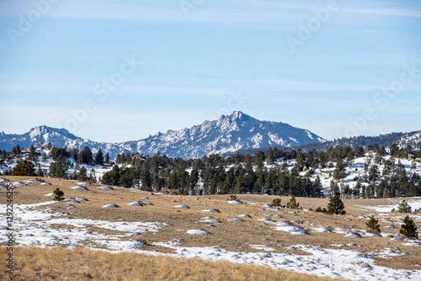 Obraz winter mountain landscape