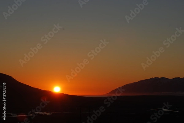 Obraz sunset in iceland