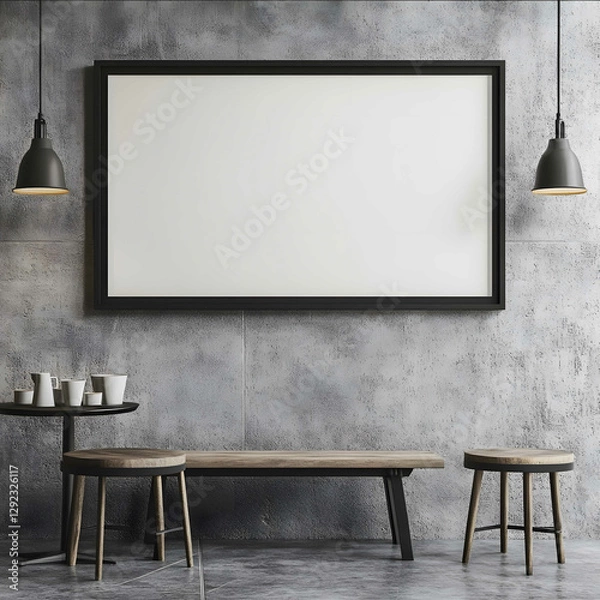 Fototapeta furniture shop modern black horizontal frame in wall realistic 1145507474519105596 fast Variations Strong by 1145507474519105596 fast