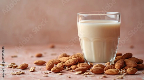 Obraz Milk and almond