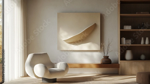 Fototapeta vector abstract shape shelf
