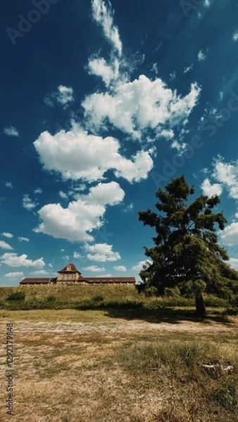 Obraz mountain landscape with blue sky 