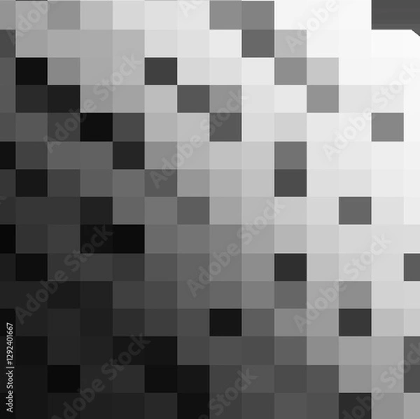 Obraz black and white checkered background