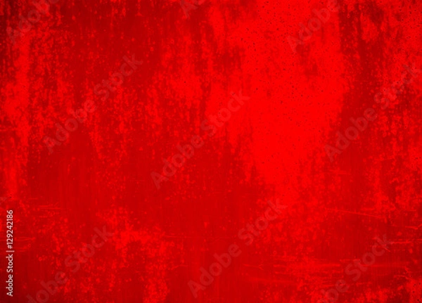 Fototapeta red cement texture background. Vintage wall.