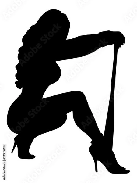 Obraz Baseball woman