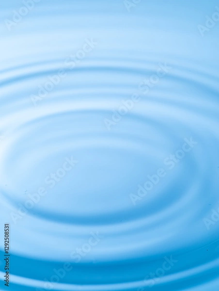 Fototapeta 美しい水面の波紋の模様