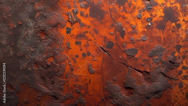 Obraz Rusty Industrial Metal Texture