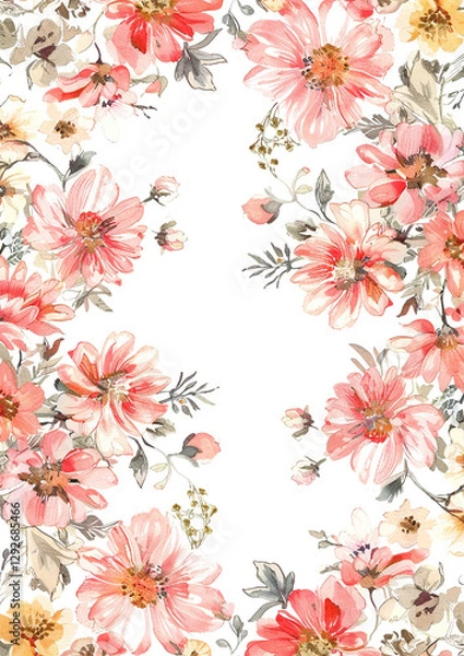 Obraz Elegant Minimalistic Invitation Card