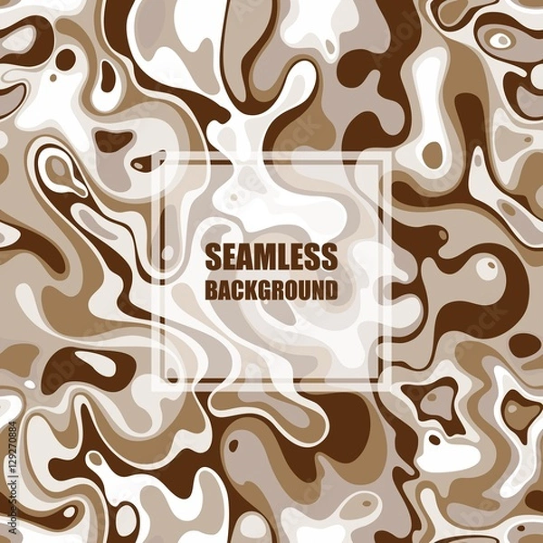 Fototapeta Abstract seamless pattern. Vector Illustration with spot elements.