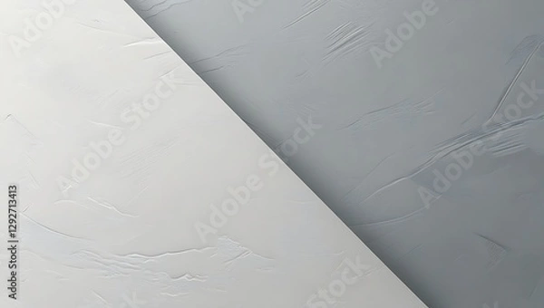 Fototapeta A minimalist textured background in soft gray and white, exuding professionalism and modernity for corporate use.