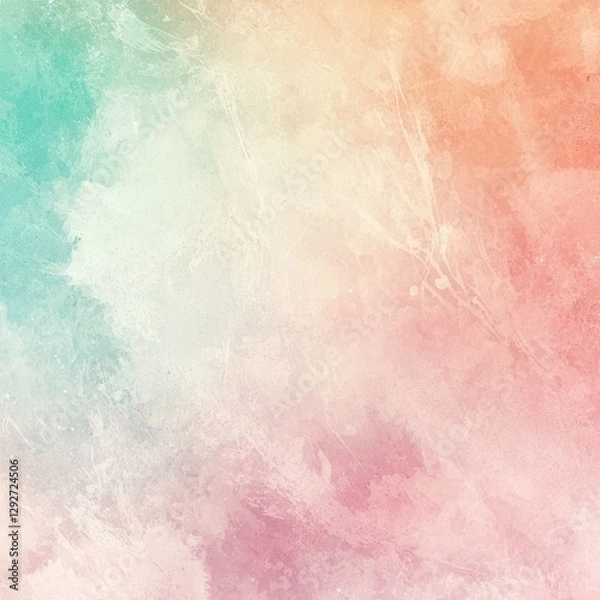 Fototapeta Soft Pastel Gradient Background with Subtle Texture and Hues