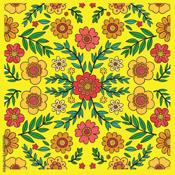 Obraz seamless floral background