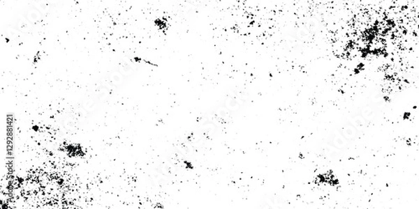 Fototapeta black scratches on white background, grunge overlay texture, distressed grunge overlay texture with scratches, Grunge background of black and white scratched and stains.