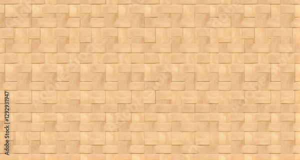 Fototapeta Abstract Wooden Block Pattern Background