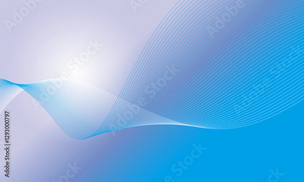 Obraz Backgroun Abstack Wave Illustration